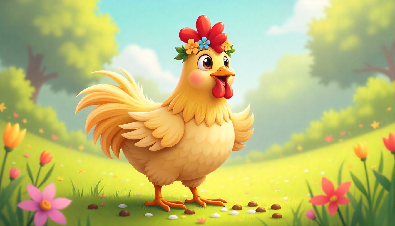 Adventures of cartoon chickens on the chicken road